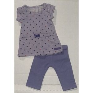 American Girl Doll Truly Me Recess Ready Shimmery Polka Dot Dress Leggings